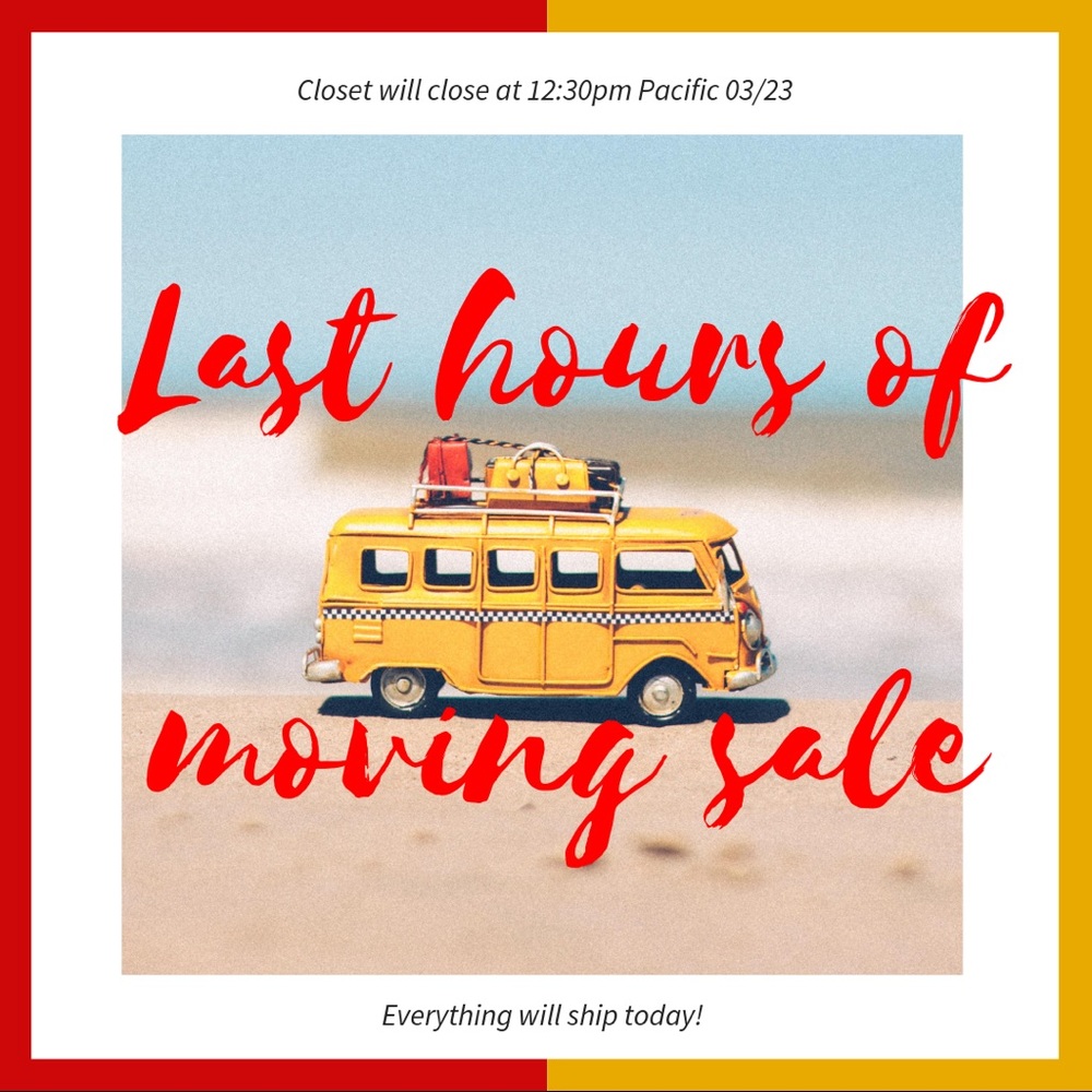 ‼️LAST CHANCE TO SHOP!‼️ 🚌The road is calling...